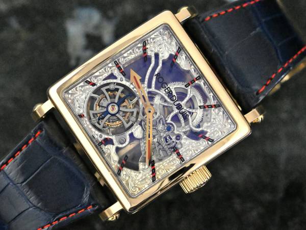 Roger Dubuis G40 02SQ 5 V.10A7 Golden Square limited Edition 28 Uhren Roségold Full Set 2006